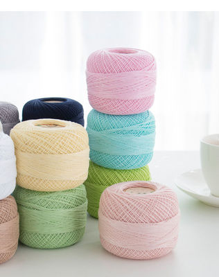 Anti Static Recycled Linen Tape Yarn , Multipurpose Hand Knitting Crochet