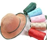 Multi Scene Crochet Tape Yarn Cotton Linen Thread Practical For Summer Hat