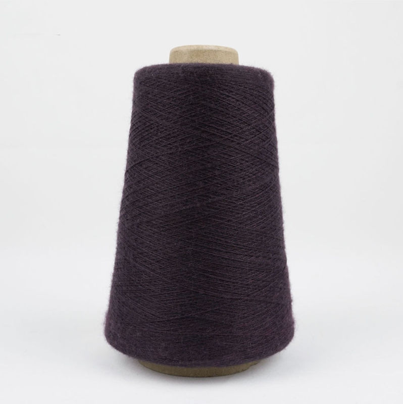 Recycled Anti Pilling Dyeing Linen Yarn , 1/24NM Multipurpose Ribbon Tape Yarn